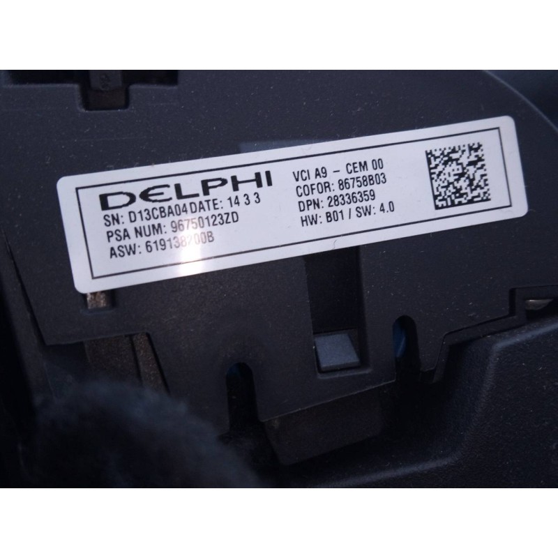 Recambio de volante para peugeot 208 access referencia OEM IAM 96750123ZD  E1-A4-2-2