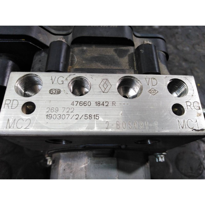 Recambio de abs para renault clio iv dynamique referencia OEM IAM 470001842R 0265290289 P3-A8-13-5