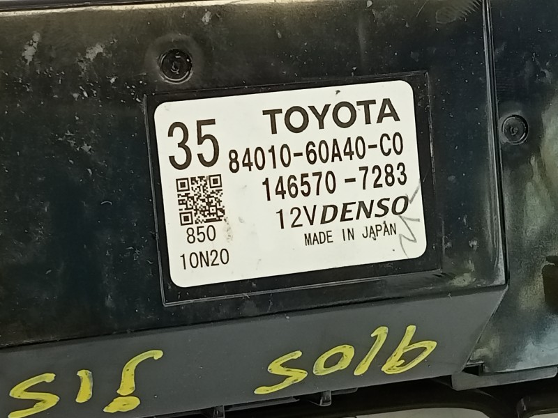 Recambio de mando climatizador para toyota land cruiser (j15) basis referencia OEM IAM 8401060A40CO  E3-B2-13-3