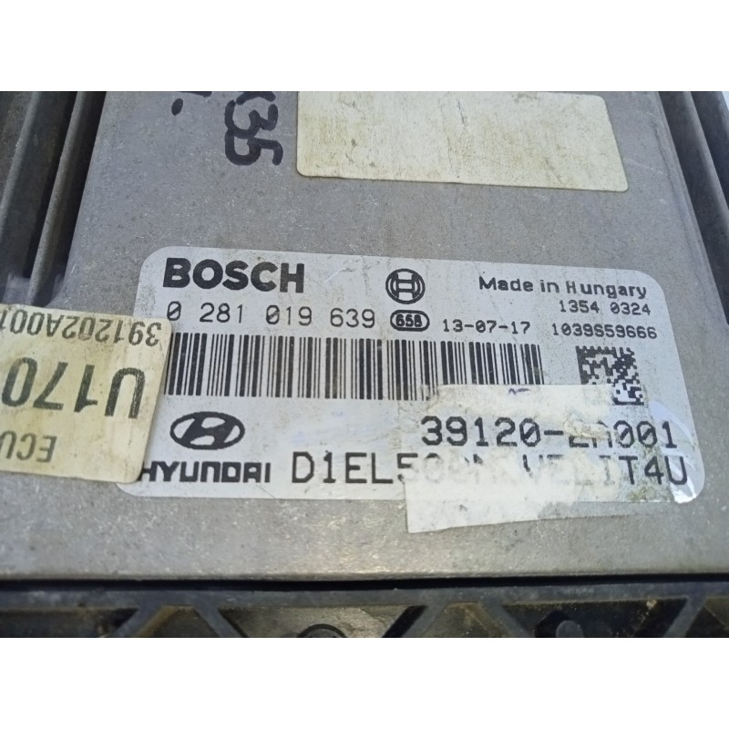 Recambio de centralita motor uce para hyundai ix35 style 2wd referencia OEM IAM 391202A001 0281019639 E3-A3-25-2