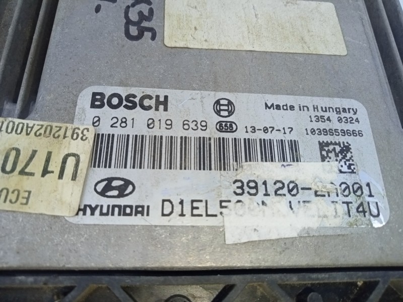 Recambio de centralita motor uce para hyundai ix35 style 2wd referencia OEM IAM 391202A001 0281019639 E3-A3-25-2