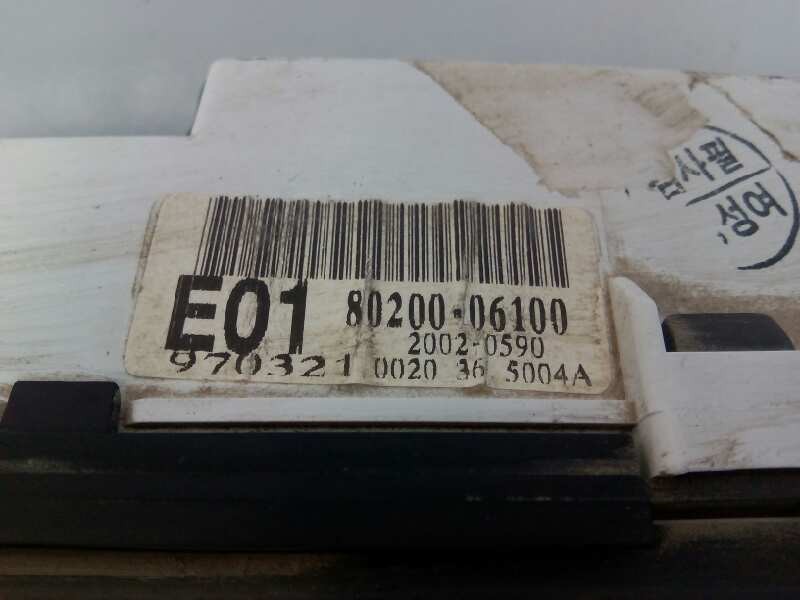 Recambio de cuadro instrumentos para ssangyong korando referencia OEM IAM 8020006100  E3-A3-12-1