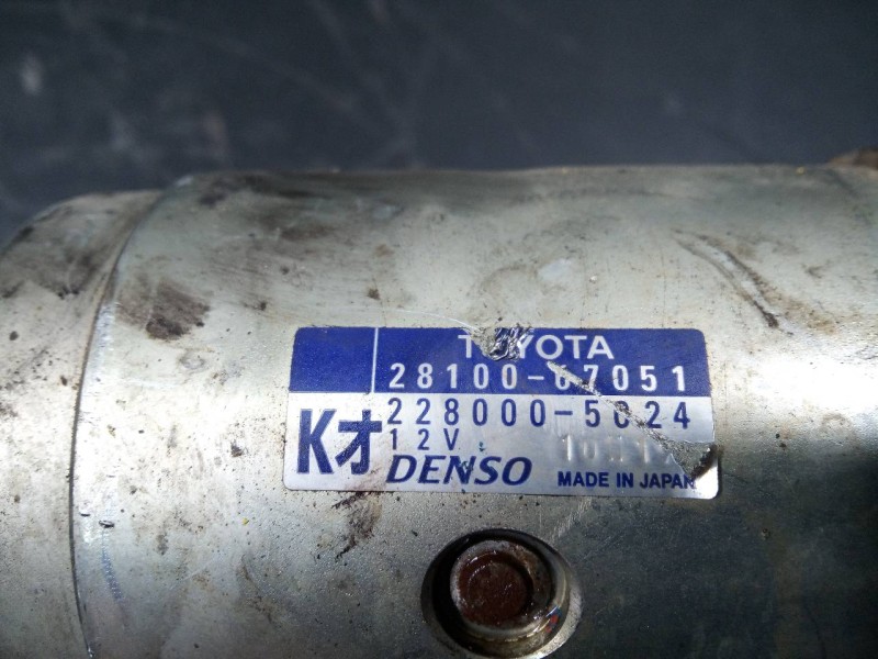 Recambio de motor arranque para toyota land cruiser (j15) basis referencia OEM IAM 2810067051 228005024 P3-B7-17-3