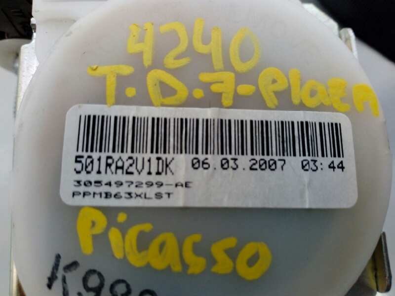 Recambio de cinturon seguridad trasero derecho para citroën c4 picasso sx referencia OEM IAM 501RA2V1DK 501RA2V1DK E1-A4-15-2