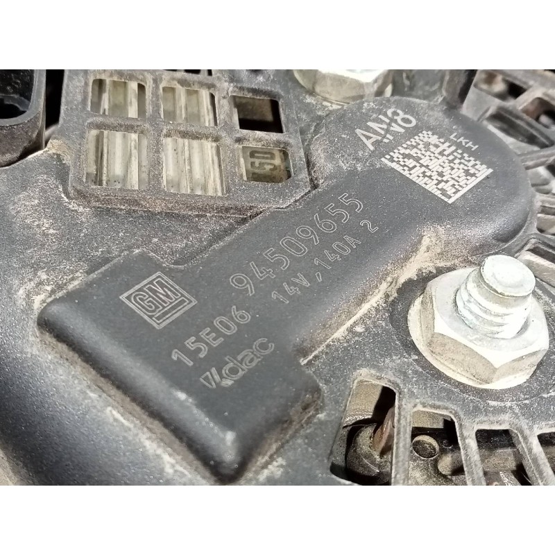 Recambio de alternador para opel mokka x excellence referencia OEM IAM 94509655  P3-A5-9-3