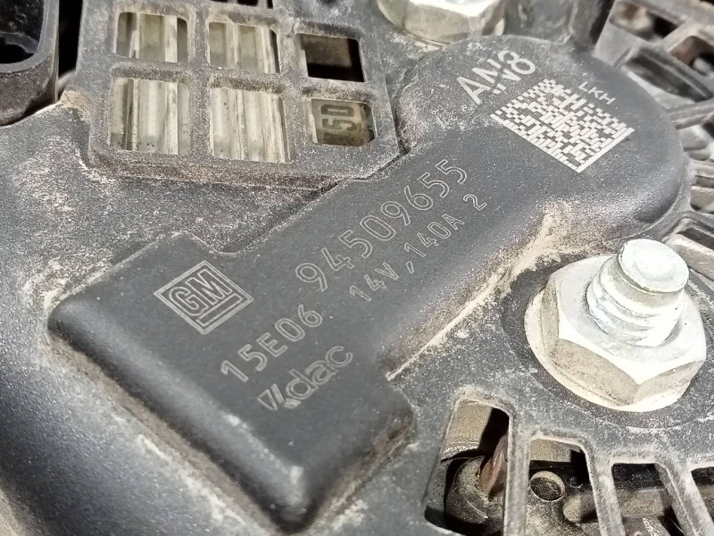 Recambio de alternador para opel mokka x excellence referencia OEM IAM 94509655  P3-A5-9-3