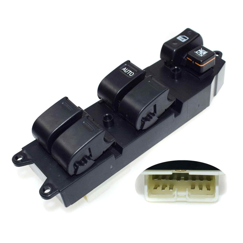 Recambio de mando elevalunas delantero izquierdo para toyota land cruiser (j9) referencia OEM IAM TOY37400 NUEVO T2-5-A5-4