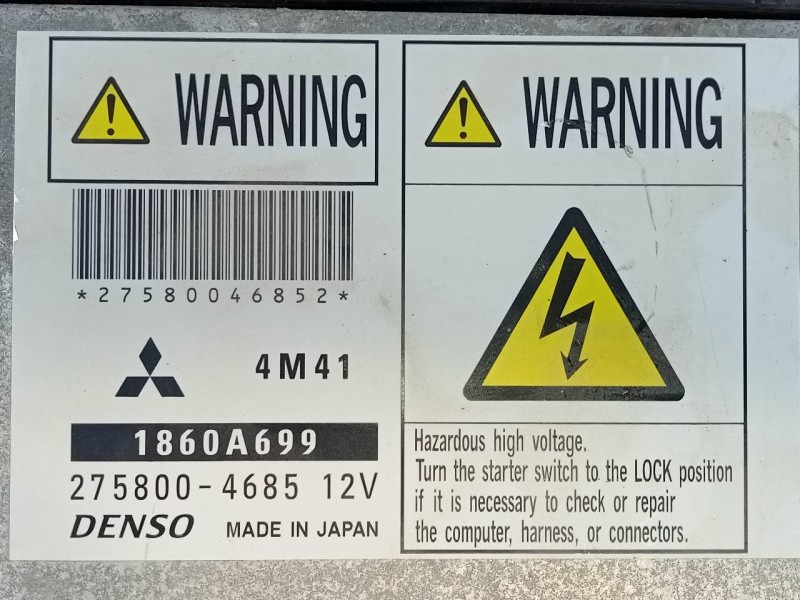 Recambio de centralita motor uce para mitsubishi montero (v80/v90) 3.2 di-d intense (3-ptas.) referencia OEM IAM 2758004685 1860