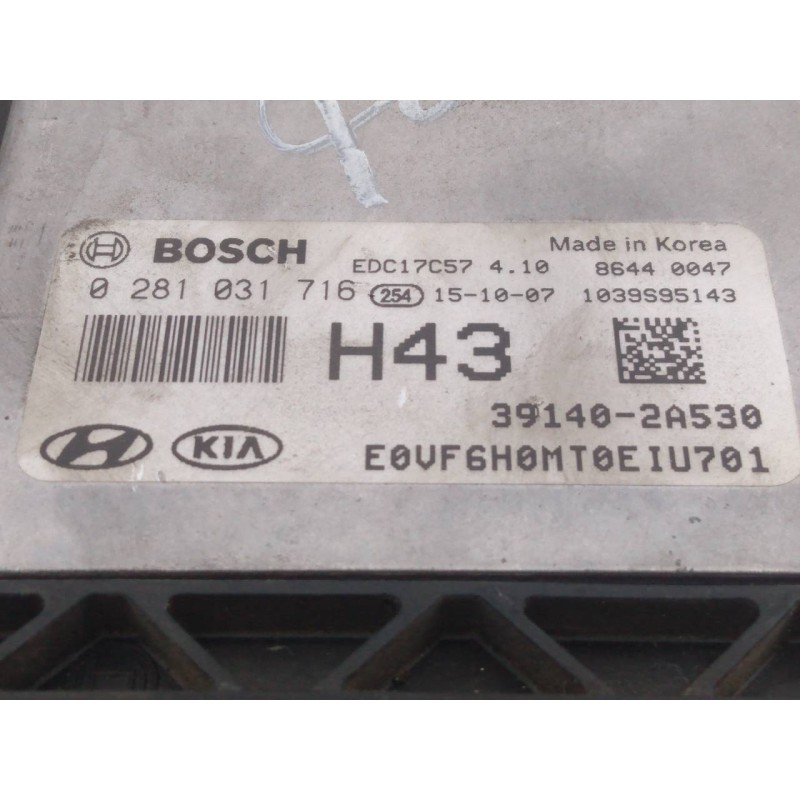 Recambio de centralita motor uce para hyundai i40 style referencia OEM IAM 0281031716 391402A530 E3-A3-14-2