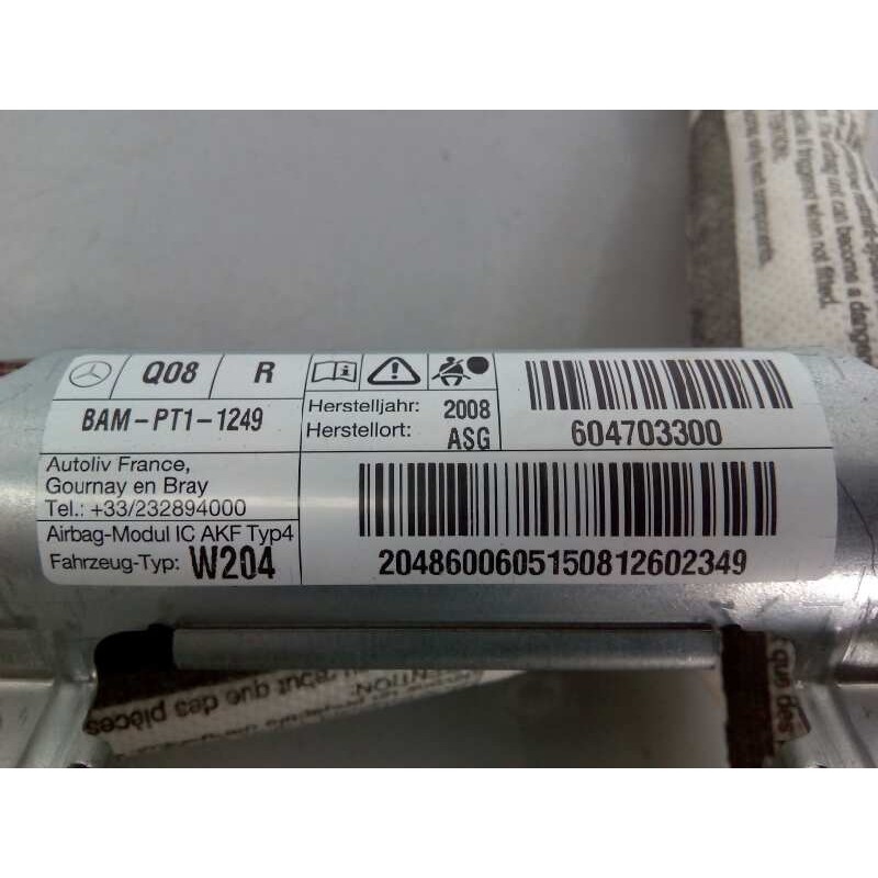 Recambio de airbag cortina delantero derecho para mercedes-benz clase c (w204) berlina c 200 cdi (204.007) referencia OEM IAM 60
