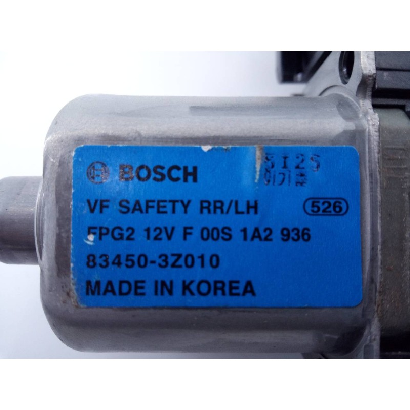 Recambio de elevalunas trasero izquierdo para hyundai i40 style referencia OEM IAM 834503Z019  E2-B5-54-2