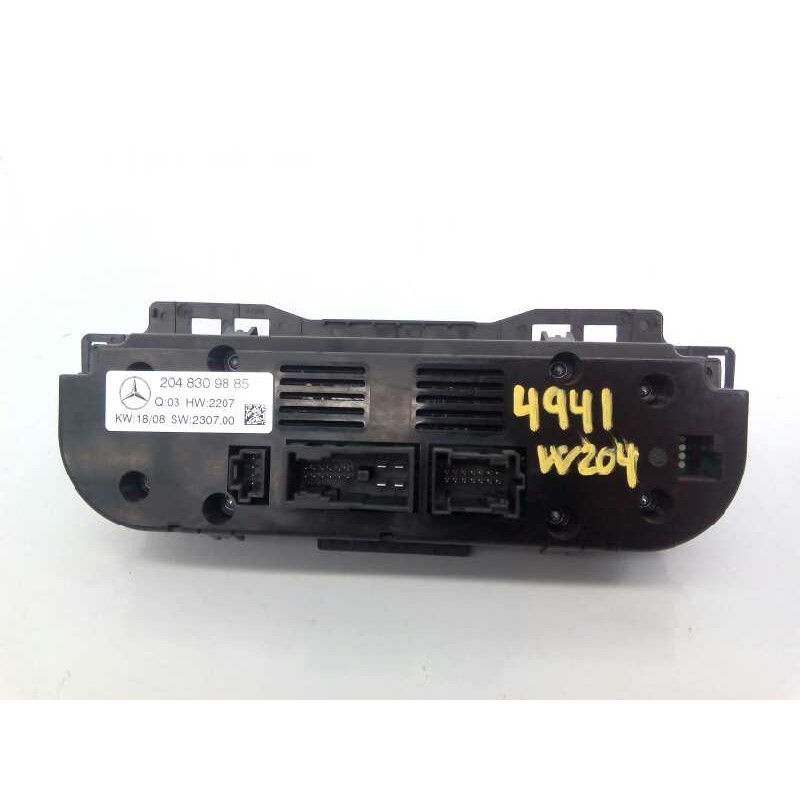 Recambio de mando climatizador para mercedes-benz clase c (w204) berlina c 200 cdi (204.007) referencia OEM IAM 2048309885  E3-A