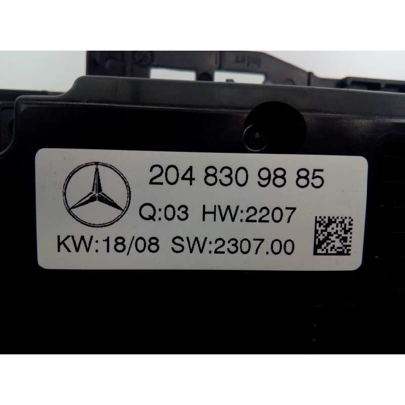 Recambio de mando climatizador para mercedes-benz clase c (w204) berlina c 200 cdi (204.007) referencia OEM IAM 2048309885  E3-A