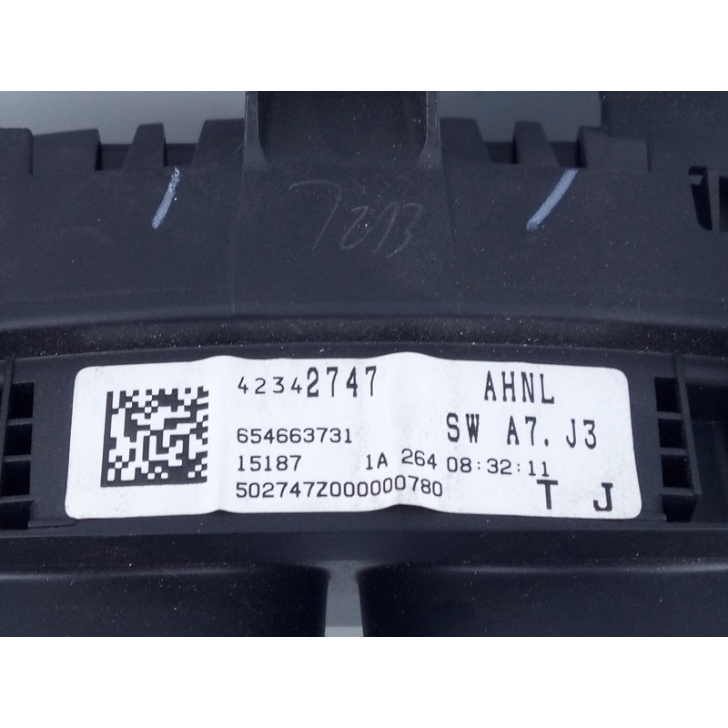Recambio de cuadro instrumentos para opel mokka x excellence referencia OEM IAM 42342747 654663731 E3-A5-17-3