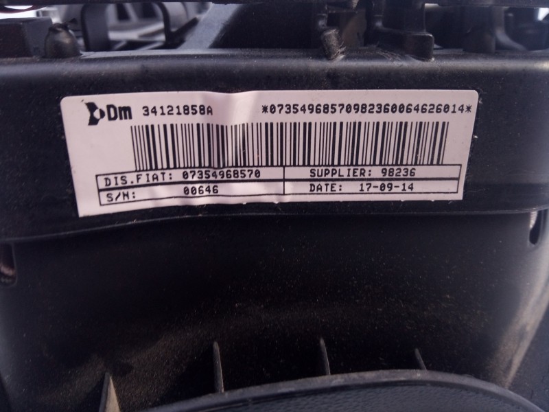 Recambio de airbag delantero izquierdo para fiat doblo ii cargo (263) furgón sx referencia OEM IAM 112142460798  E2-B2-3-2