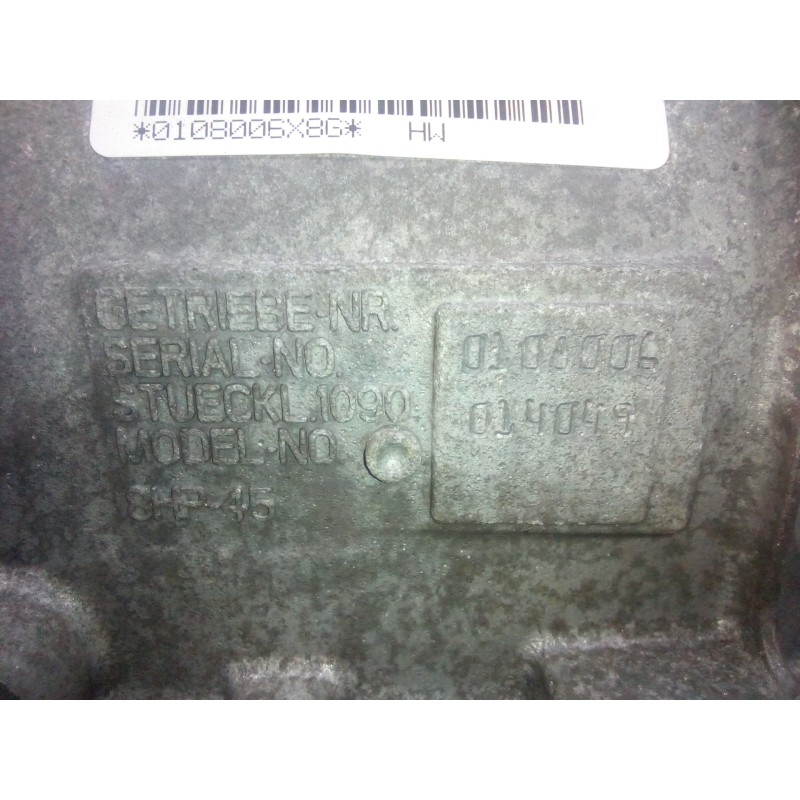 Recambio de caja cambios para bmw serie 1 lim. (f20) 120d referencia OEM IAM 8HP45 0108006 M1-A2-148