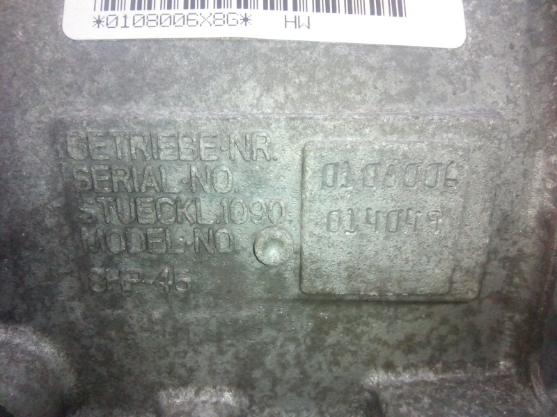 Recambio de caja cambios para bmw serie 1 lim. (f20) 120d referencia OEM IAM 8HP45 0108006 M1-A2-148