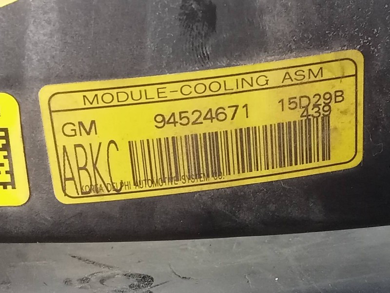 Recambio de electroventilador para opel mokka x excellence referencia OEM IAM 94524671  P2-B9-12