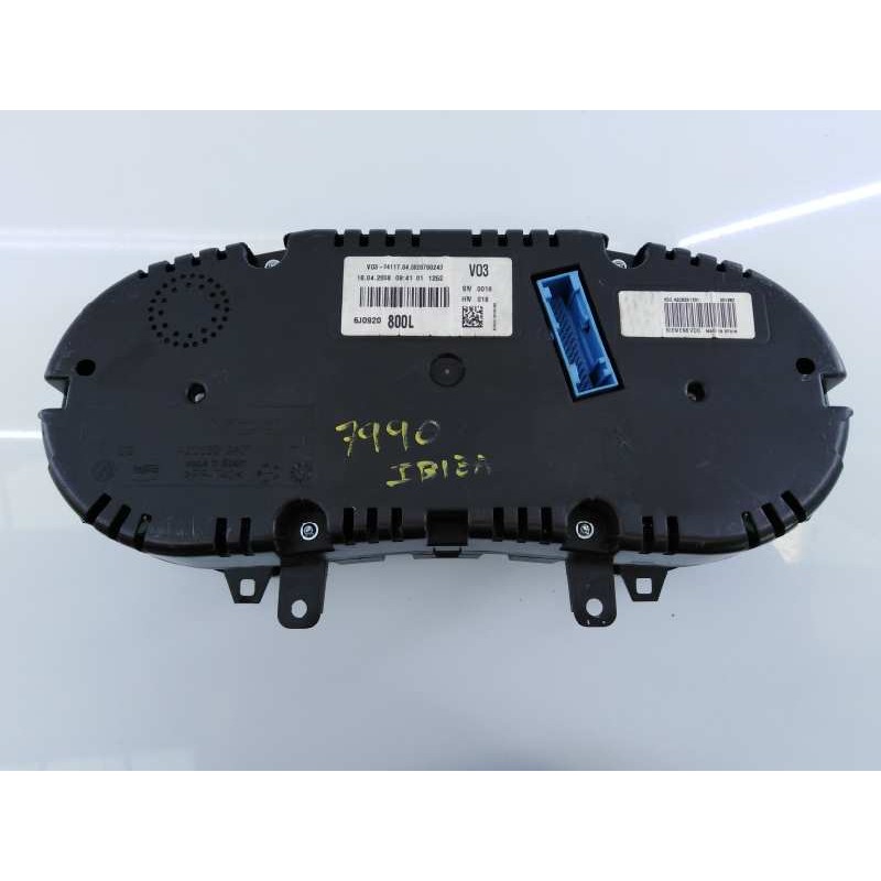 Recambio de cuadro instrumentos para seat ibiza (6j5) sport referencia OEM IAM 6J0920801X A2C83311201 E2-A1-18-8
