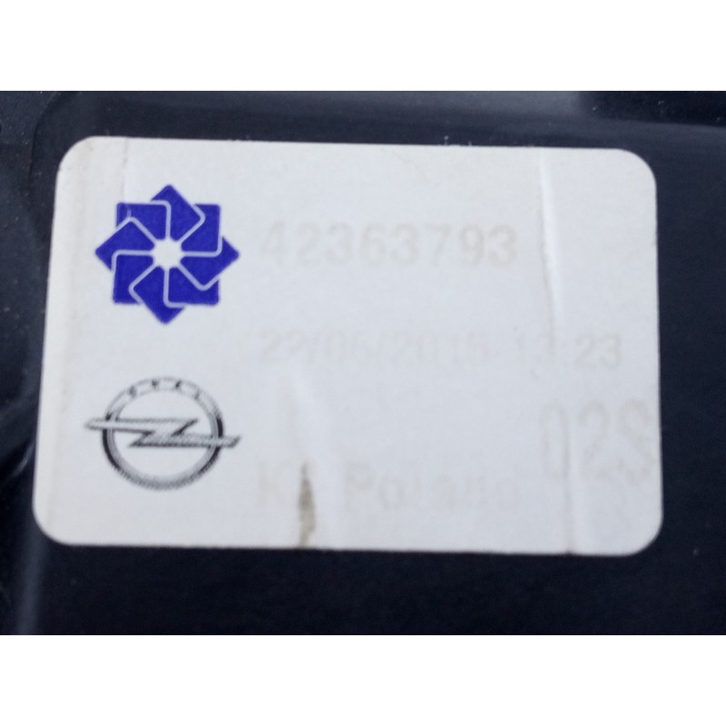 Recambio de elevalunas delantero derecho para opel mokka x excellence referencia OEM IAM 42363793 7384350800 E2-B6-65-2
