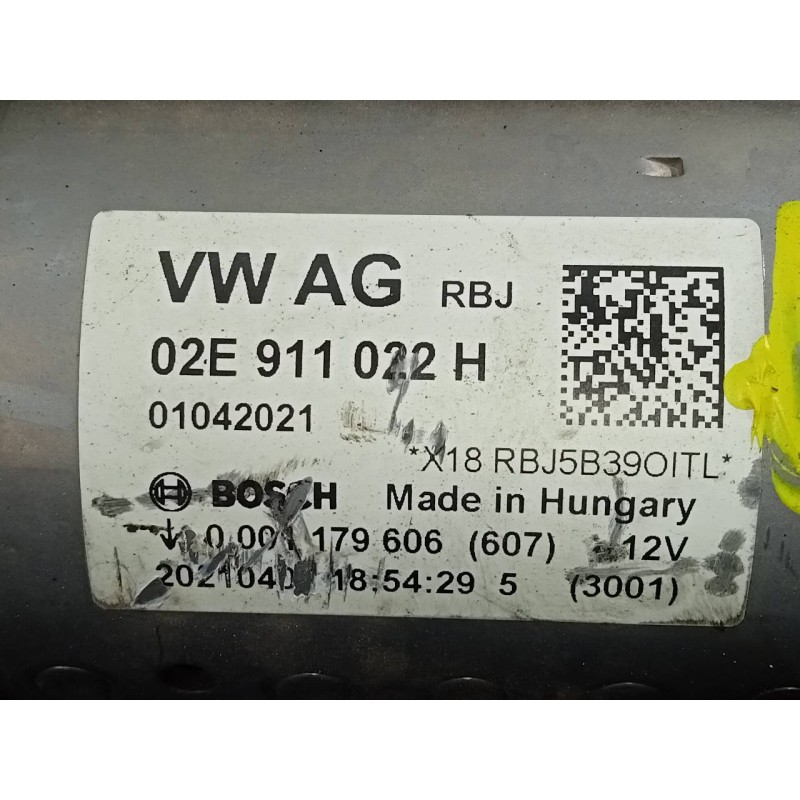Recambio de motor arranque para seat ateca (kh7) fr go 4drive referencia OEM IAM 02E911022H 0001179606 P3-B8-19-2