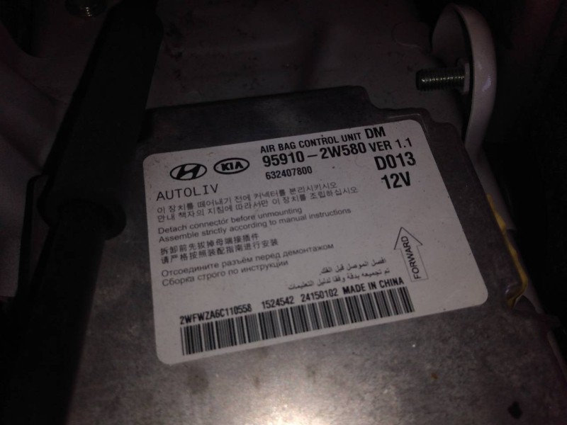 Recambio de kit airbag para hyundai santa fe (dm) style 4wd referencia OEM IAM 959102W580  