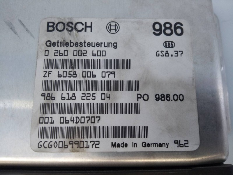 Recambio de centralita cambio automatico para porsche boxster (typ 986) confort referencia OEM IAM 98661822504 02650002600 E3-B6