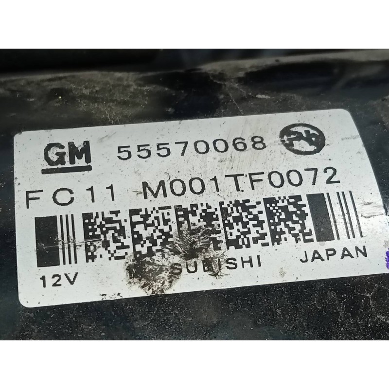 Recambio de motor arranque para opel mokka x excellence referencia OEM IAM 55570068  P3-B8-19-2