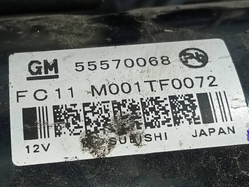 Recambio de motor arranque para opel mokka x excellence referencia OEM IAM 55570068  P3-B8-19-2