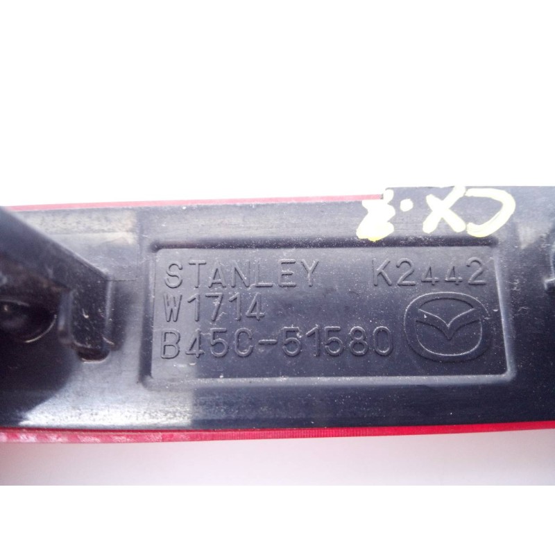 Recambio de luz central de freno para mazda cx-3 style referencia OEM IAM B45C51580  E2-A2-48-2