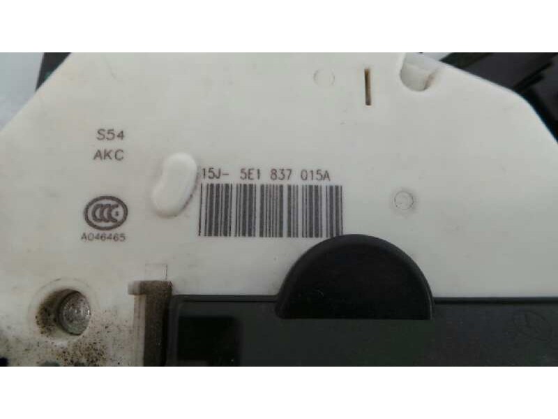 Recambio de cerradura puerta delantera izquierda para skoda rapid active referencia OEM IAM 5E1837015A  E1-A5-39-1