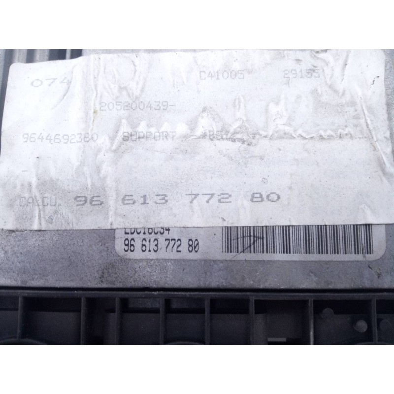 Recambio de centralita motor uce para citroën c4 berlina collection referencia OEM IAM 96613772B0  E3-B2-44-1