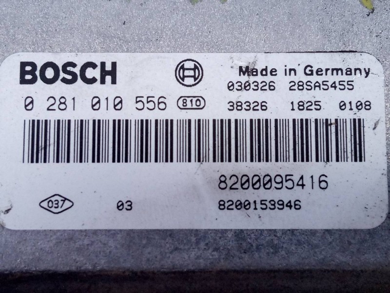 Recambio de centralita motor uce para renault laguna ii (bg0) authentique referencia OEM IAM 8200095416 0281010556 E2-A1-33-7