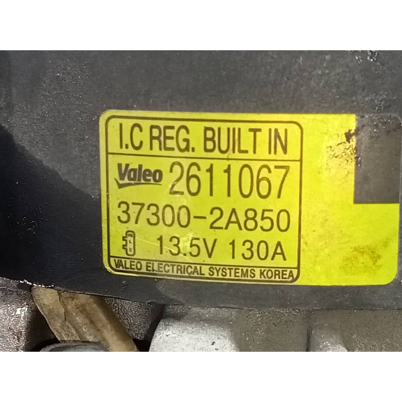 Recambio de alternador para kia carens ( ) drive referencia OEM IAM 373002A850 2611067 P3-B6-8-1