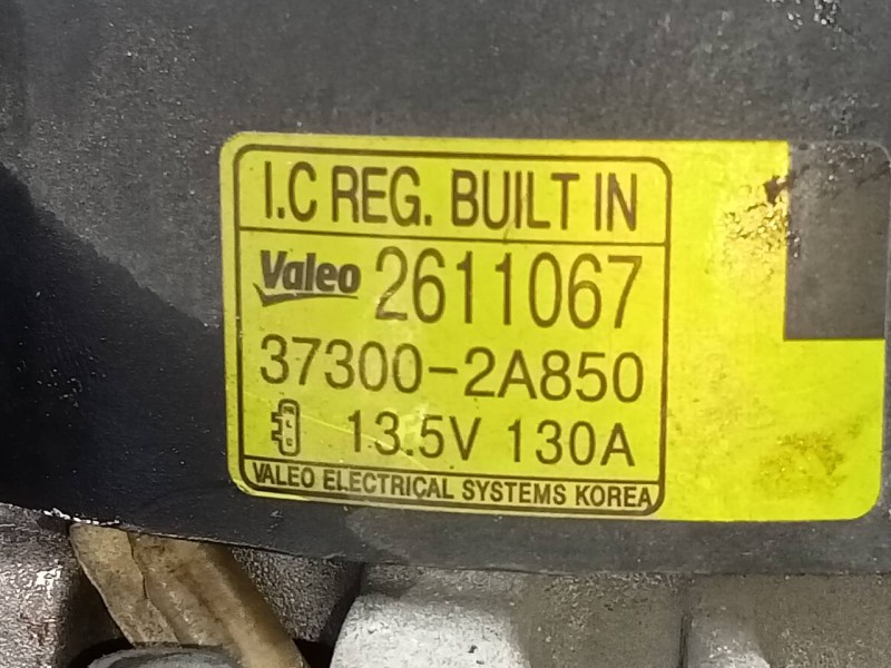 Recambio de alternador para kia carens ( ) drive referencia OEM IAM 373002A850 2611067 P3-B6-8-1