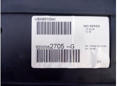 Recambio de cuadro instrumentos para renault clio iii 20 aniversario referencia OEM IAM 8200582705  E2-A1-35-1 2