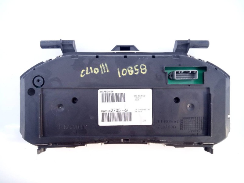 Recambio de cuadro instrumentos para renault clio iii 20 aniversario referencia OEM IAM 8200582705  E2-A1-35-1