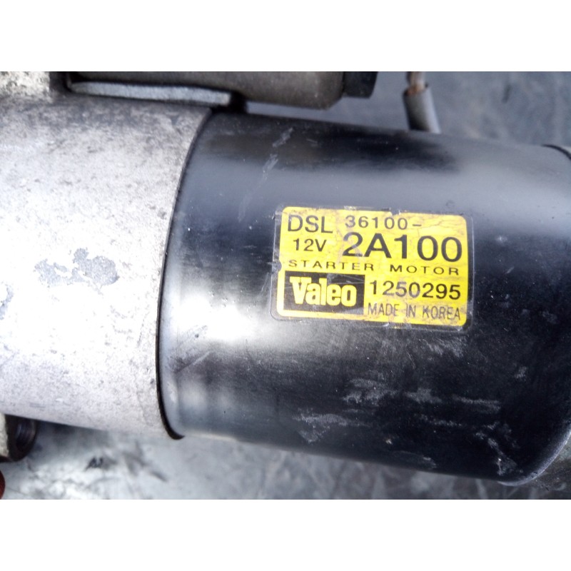 Recambio de motor arranque para hyundai i30 style referencia OEM IAM 361002A100 1250295 P3-A10-29-2