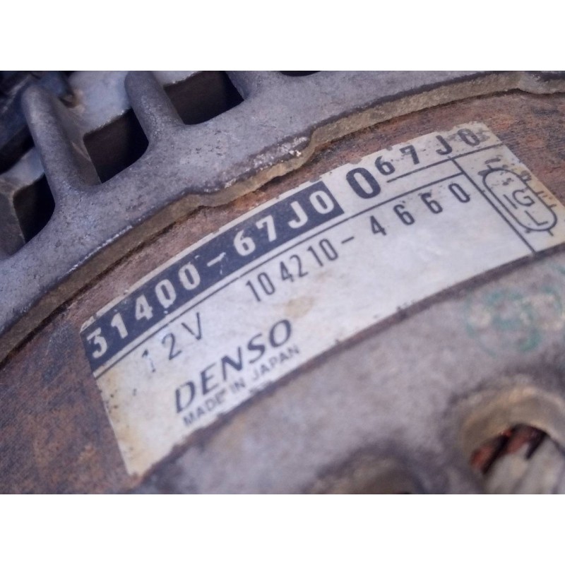Recambio de alternador para suzuki grand vitara jb (jt) 1.9 ddis turbodiesel referencia OEM IAM 3140067J0 1042104660 P3-B5-27-2