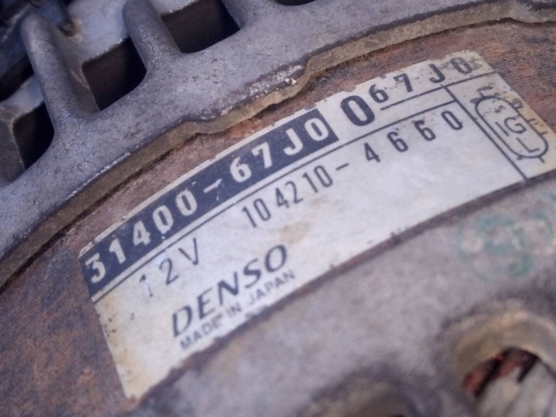 Recambio de alternador para suzuki grand vitara jb (jt) 1.9 ddis turbodiesel referencia OEM IAM 3140067J0 1042104660 P3-B5-27-2