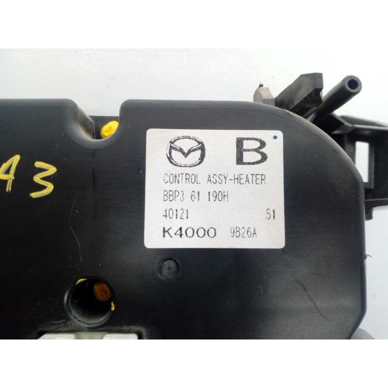 Recambio de mando climatizador para mazda 3 berlina (bk) 1.6 crdt active referencia OEM IAM BBP361190H  E2-A2-60-1