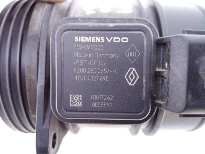 Recambio de caudalimetro para suzuki grand vitara jb (jt) 1.9 ddis turbodiesel referencia OEM IAM 8200280065 5WK97005 E3-B4-18-4