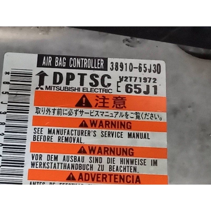 Recambio de centralita airbag para suzuki grand vitara jb (jt) 1.9 ddis turbodiesel referencia OEM IAM 3891065J30  