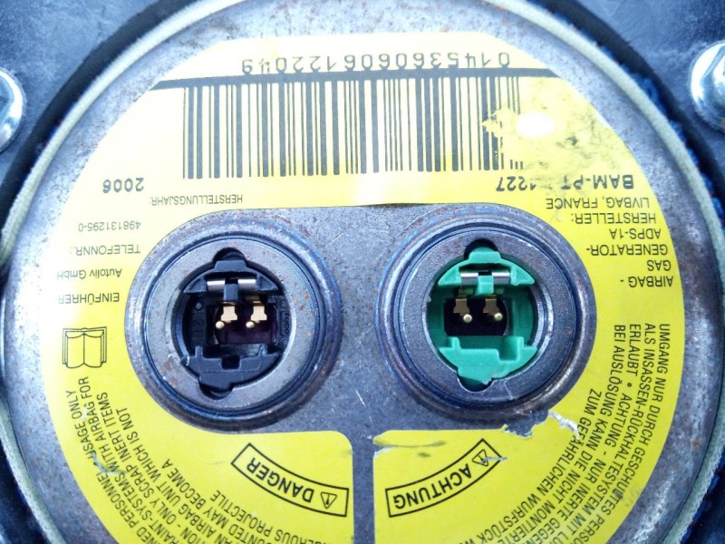 Recambio de airbag delantero izquierdo para bmw serie 5 berlina (e60) 520d referencia OEM IAM 33677298803K  E1-A3-43-2