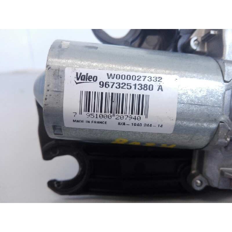 Recambio de motor limpia trasero para peugeot 208 style referencia OEM IAM W000027332 9673251380A E1-A4-16-2