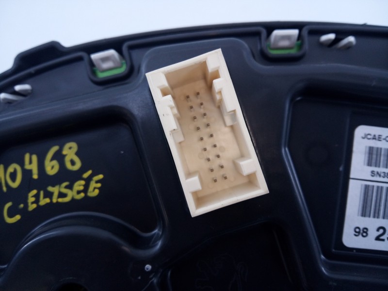 Recambio de cuadro instrumentos para citroën c-elysée exclusive referencia OEM IAM 9825558680  E3-B2-29-1