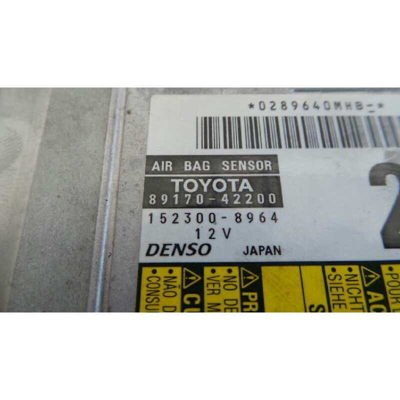 Recambio de centralita airbag para toyota rav 4 (a3) executive referencia OEM IAM 8917042200 1523008964 E3-B2-3-1