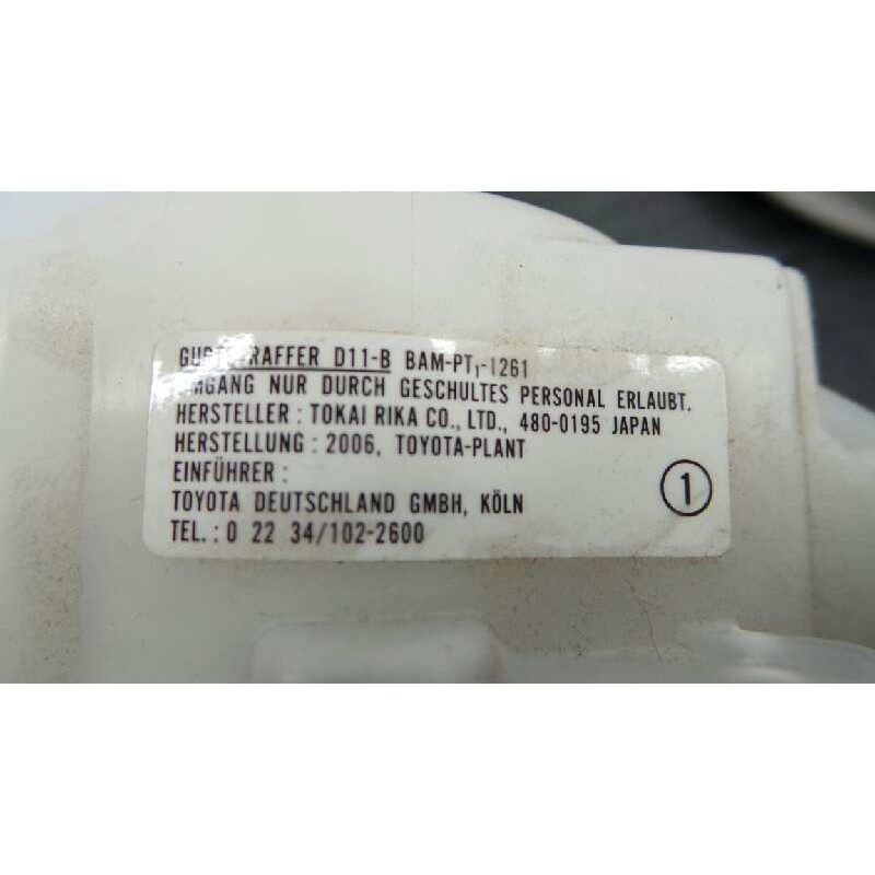 Recambio de cinturon seguridad delantero derecho para toyota rav 4 (a3) executive referencia OEM IAM 4800195 7Q1410P E2-B4-9-2