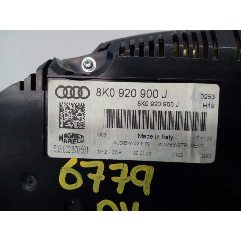 Recambio de cuadro instrumentos para audi a4 ber. (b8) básico referencia OEM IAM 8K0920900J  E2-A1-15-8