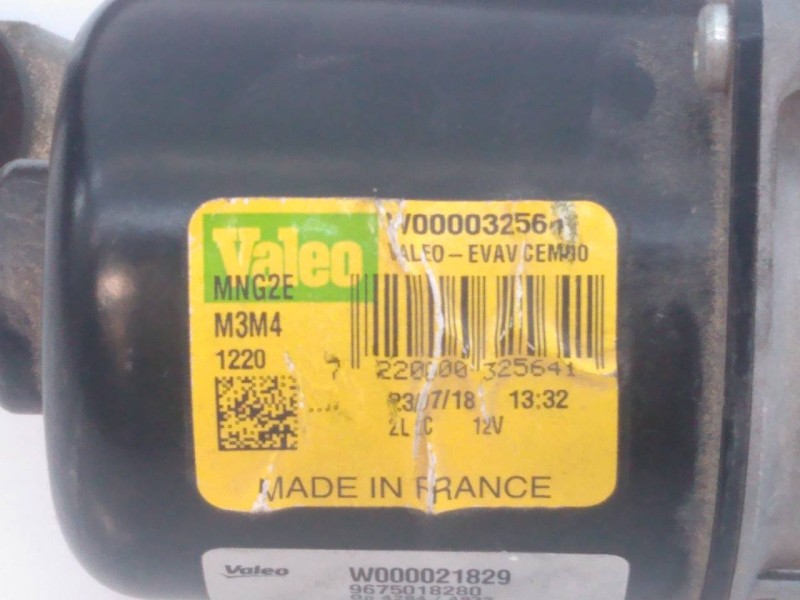 Recambio de motor limpia delantero para citroën c-elysée exclusive referencia OEM IAM 9675018280  E1-A4-40-2